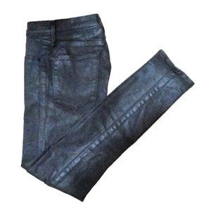 Abercrombie & Fitch woman black high rise ankle shiny Size 2